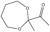 Ketone, methyl 2-methyl-1,3-dioxepan-2-yl (7CI)