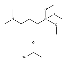 1-Propanamine, N,N-dimethyl-3-(trimethoxysilyl)-, acetate, homopolymer