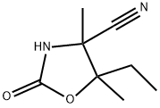 4-Oxazolidinecarbonitrile,5-ethyl-4,5-dimethyl-2-oxo-(7CI)