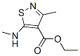 4-Isothiazolecarboxylicacid,3-methyl-5-(methylamino)-,ethylester(7CI,9CI)