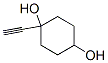 1,4-Cyclohexanediol, 1-ethynyl- (7CI)