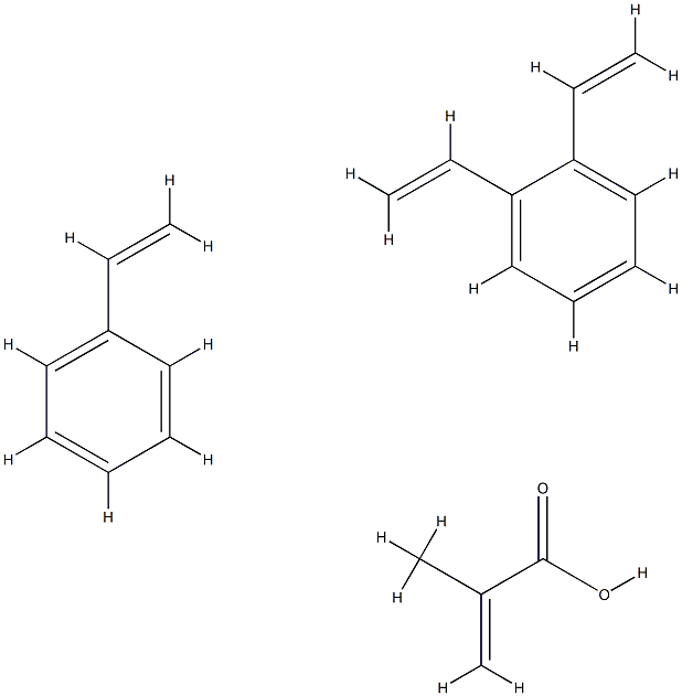 2-Propenoic acid, 2-methyl-, polymer with diethenylbenzene and ethenylbenzene