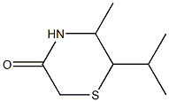 3-Thiomorpholinone,6-isopropyl-5-methyl-(7CI)
