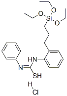 1,3-diphenyl-2-[3-(triethoxysilyl)propyl]isothiourea, monohydrochloride