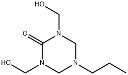 tetrahydro-1,3-bis(hydroxymethyl)-5-propyl-1,3,5-triazin-2(1H)-one