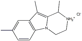 1,8,10-trimethyl-1,2,3,4-tetrahydropyrazino[1,2-a]indol-2-ium chloride