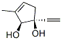 3-Cyclopentene-1,2-diol, 1-ethynyl-3-methyl-, cis- (9CI)