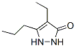 3-Pyrazolin-5-one,  4-ethyl-3-propyl-  (7CI)