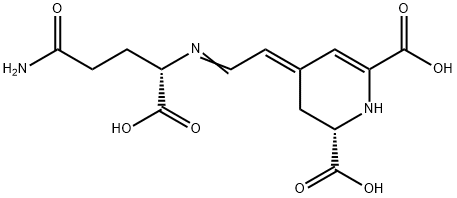 1,2,3,4-Tetrahydro-4-[2-(1-carboxy-3-carbamoylpropylimino)ethylidene]-2,6-pyridinedicarboxylic acid
