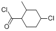 CYCLOHEXANECARBONYL CHLORIDE, 4-CHLORO-2-METHYL- (9CI)