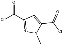 1H-Pyrazole-3,5-dicarbonyl dichloride, 1-methyl- (9CI)