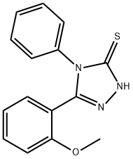 5-(2-甲氧基-苯基)-4-苯基-4H-[1,2,4]三唑-3-硫醇