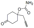 Cyclohexanone, 4-[(aminocarbonyl)oxy]-4-(2-propynyl)- (9CI)