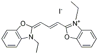3-乙基-2-[3-(3-乙基-3H-苯并恶唑-2-亚基)丙-1-烯基]苯并恶唑碘化物