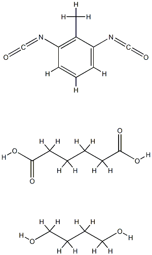 己二酸与1,4-丁二醇和1,3-二异氰酸根合甲苯的聚合物