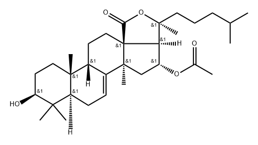 (9β)-16α-Acetyloxy-3β,20-dihydroxy-5α-lanost-7-en-18-oic acid 18,20-lactone