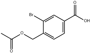 4-(乙酰氧基甲基)-3-溴苯甲酸