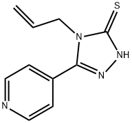 3H-1,2,4-三唑-3-硫酮,2,4-二氢-4-(2-丙烯基)-5-(4-吡啶基)-