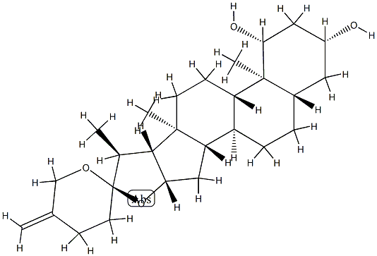 5α-Spirost-25(27)-ene-1β,3β-diol