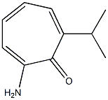 2,4,6-Cycloheptatrien-1-one,2-amino-7-isopropyl-(7CI)