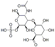 (2S,3S,4S,5R,6R)-6-[(2R,3R,4R,5R,6R)-3-acetamido-2,5-dihydroxy-6-sulfo oxy-oxan-4-yl]oxy-3,4,5-trihydroxy-oxane-2-carboxylic acid