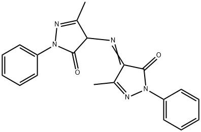 4-[(1,5-Dihydro-3-methyl-5-oxo-1-phenyl-4H-pyrazol-4-ylidene)amino]-2,4-dihydro-5-methyl-2-phenyl-3H-pyrazol-3-one