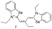 3-ETHYL-2-[2-[(3-ETHYL-1,3-BENZOSELENAZOL-3-IUM-2-YL)METHYLIDENE]BUTYLIDENE]-1,3-BENZOSELENAZOLE,IOD