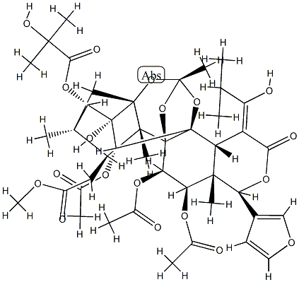11α,12α-Bis(acetyloxy)-15-[(Z)-1-hydroxy-2-methylpropylidene]phragmalin 30-acetate 3-(2-hydroxy-2-methylpropionate)