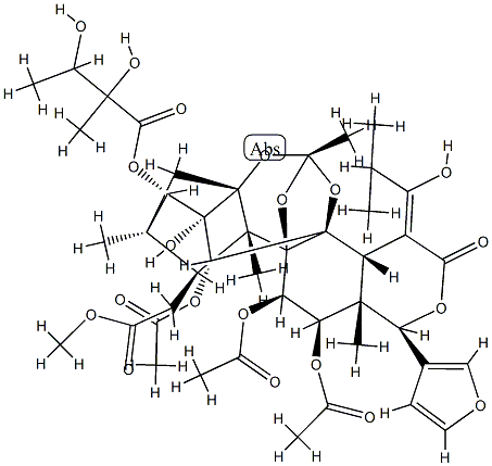 11α,12α-Bis(acetyloxy)-15-[(Z)-1-hydroxy-2-methylpropylidene]phragmalin 30-acetate 3-(2,3-dihydroxy-2-methylbutyrate)