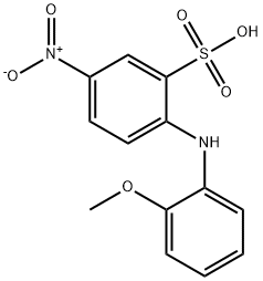 2-[(2-methoxyphenyl)amino]-5-nitrobenzenesulphonic acid