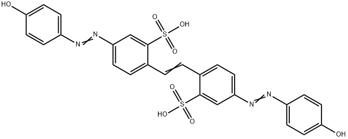 4,4'-bis[(4-hydroxyphenyl)azo]stilbene-2,2'-disulphonic acid
