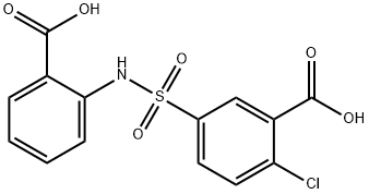 5-[[(2-carboxyphenyl)amino]sulphonyl]-2-chlorobenzoic acid