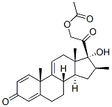 PREGNA-1,4,9(11)-TRIENE-3,20-DIONE, 21-(ACETYLOXY)-17-HYDROXY-16-METHYL-, (16Β)