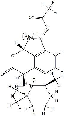 (2S)-2-(Acetyloxy)-6,8aβ-dihydro-6β-methyl-5-[(1R)-1,3,3-trimethylcyclohexyl]furo[4,3,2-ij][2]benzopyran-7(2H)-one