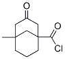 Bicyclo[3.3.1]nonane-1-carbonyl chloride, 5-methyl-3-oxo- (7CI)