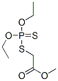 Phosphorodithioic acid S-methoxycarbonylmethyl O,O-diethyl ester