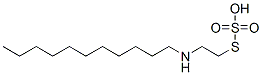 Thiosulfuric acid hydrogen S-[2-(undecylamino)ethyl] ester