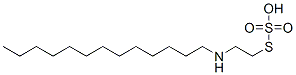Thiosulfuric acid hydrogen S-[2-(tridecylamino)ethyl] ester