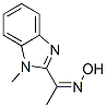 Ethanone, 1-(1-methyl-1H-benzimidazol-2-yl)-, oxime (9CI)
