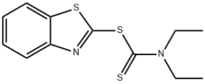 二乙基二硫代氨基甲酸2-苯并噻唑酯