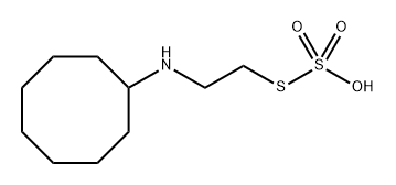 Thiosulfuric acid hydrogen=S-[2-(cyclooctylamino)ethyl] ester