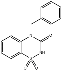 4-Benzyl-2H-1,2,4-benzothiadiazin-3(4H)-on-1,1-dioxide