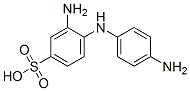 3-amino-4-(p-aminoanilino)benzenesulphonic acid