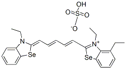 ethyl 3-ethyl-2-[5-(3-ethyl-3H-benzoselenazol-2-ylidene)penta-1,3-dienyl]benzoselenazolium sulphate