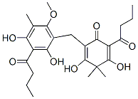 2-[[2,4-Dihydroxy-6-methoxy-5-methyl-3-(1-oxobutyl)phenyl]methyl]-3,5-dihydroxy-4,4-dimethyl-6-(1-oxobutyl)-2,5-cyclohexadien-1-one