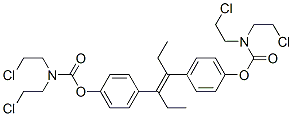 Bis[N,N-bis(2-chloroethyl)carbamic acid](1,2-diethyl-1,2-ethenediyl)di(4,1-phenylene) ester