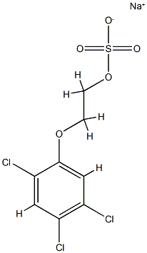 Sulfuric acid 2-(2,4,5-trichlorophenoxy)ethyl(sodium) salt