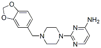 2-(4-Piperonyl-1-piperazinyl)pyrimidin-4-amine