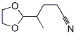 1,3-Dioxolane-2-butanenitrile,  -gamma--methyl-