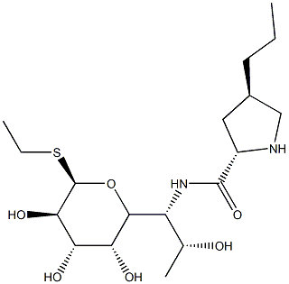 1,6,8-Trideoxy-6-[[(2S)-4β-propyl-2α-pyrrolidinyl]carbonylamino]-1-ethylthio-α-D-erythro-D-galacto-octopyranose